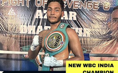 INDIA CROWNS A NEW WBC SUPER-FEATHERWEIGHT CHAMPION