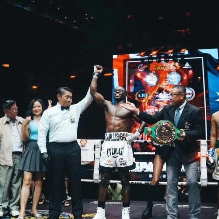 Victor Nagbe Clinches WBC Asia Continental Middleweight Title with Spectacular First-Round Knockout