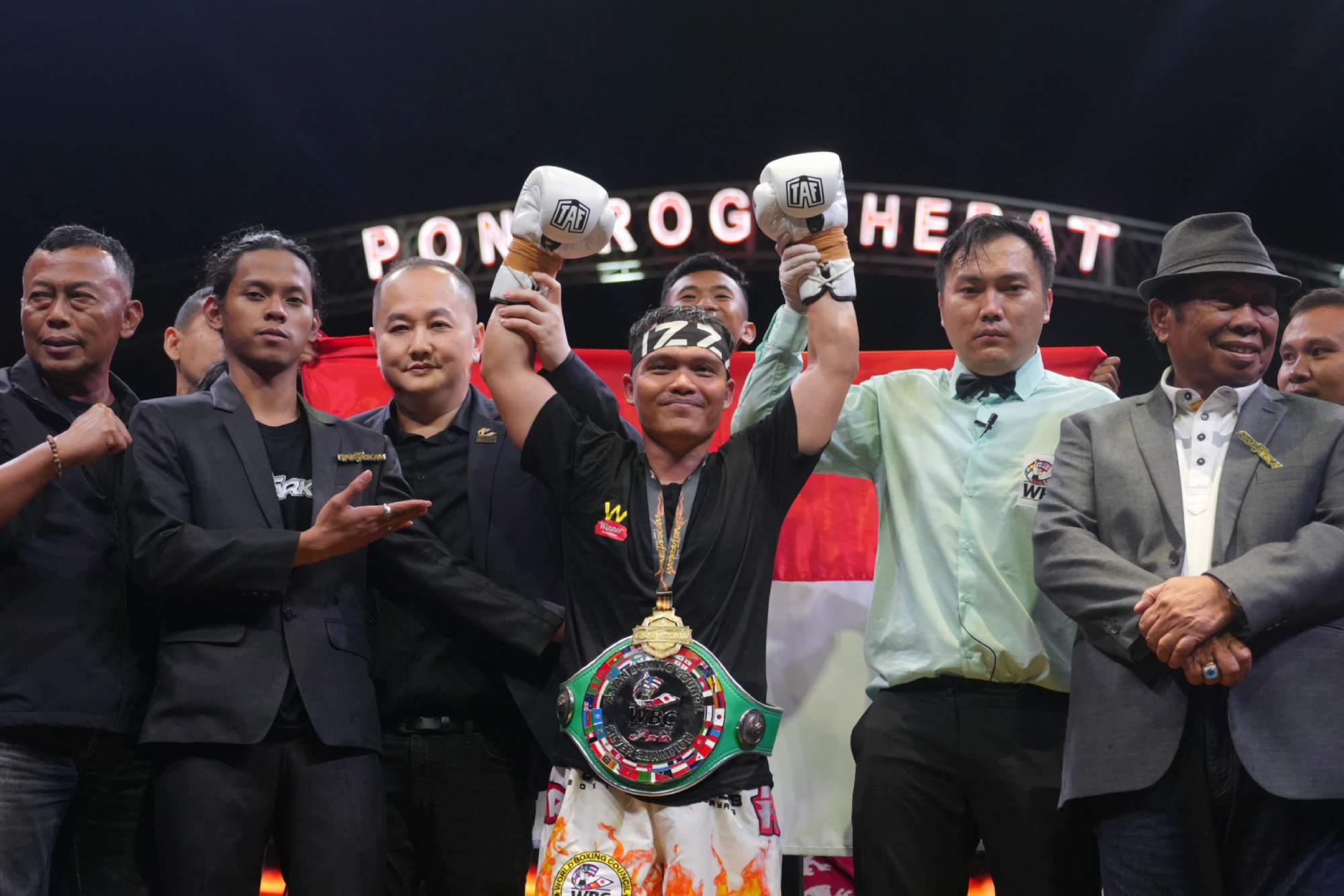 Hisar Mawan Captures WBC Asia Silver Bantamweight Title with KO Victory in East Java