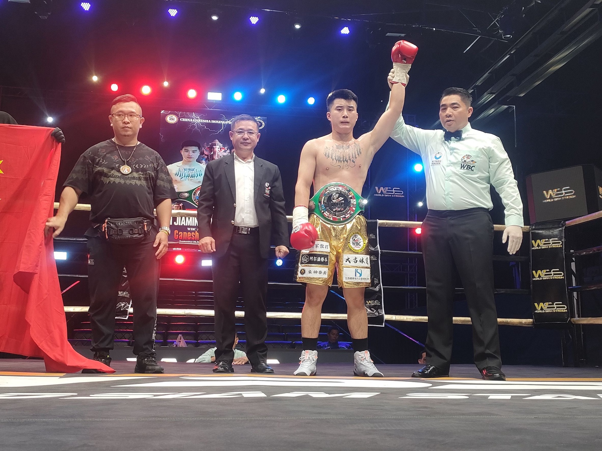 Jiaming Ji Crowned WBC Asia Silver Super-Middleweight Champion in Bangkok