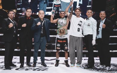 Nikhy Alfianto Sergio Dura Captures WBC Asia Continental Super Bantamweight Championship in Bali